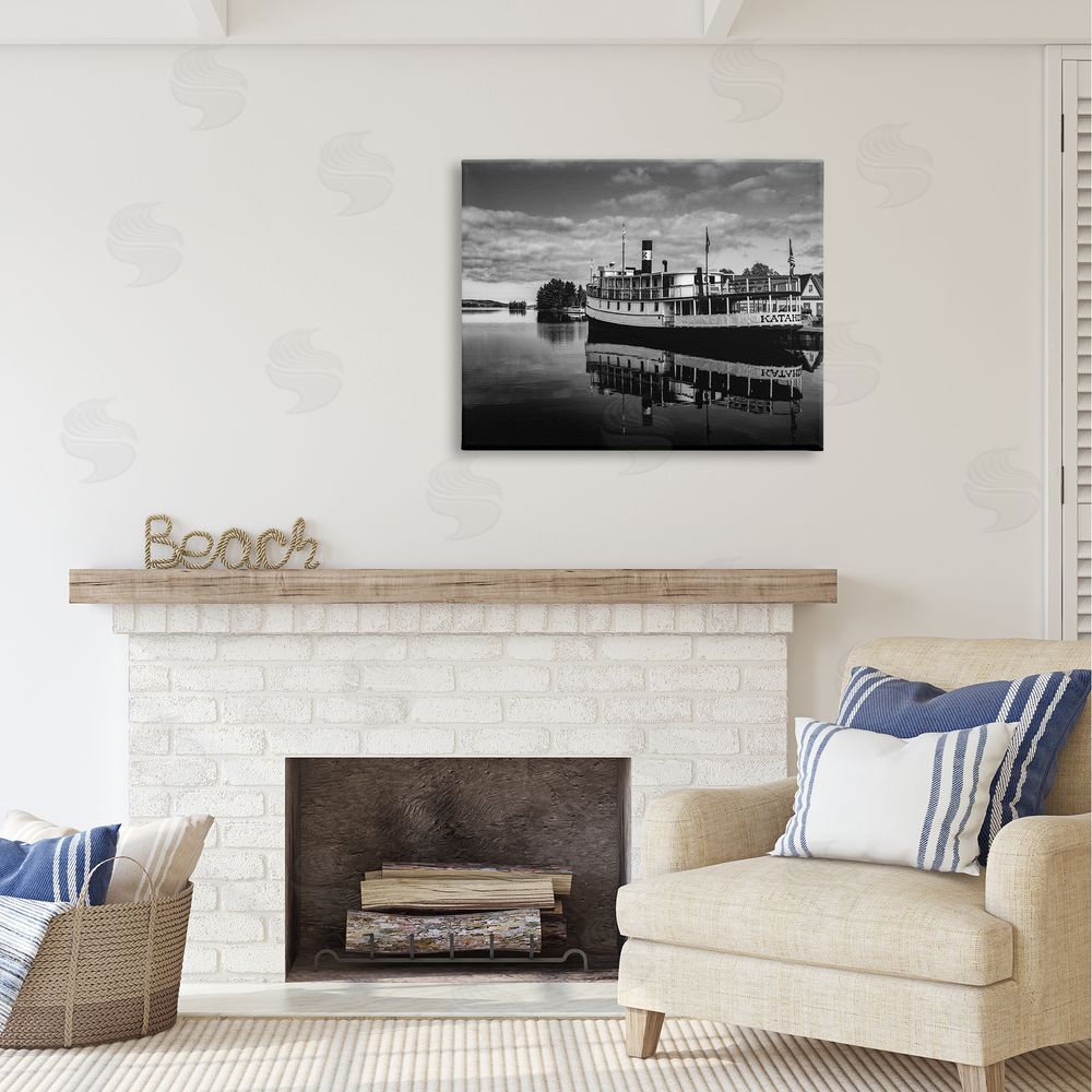 Daniel Sproul Ferry Port Photography Canvas Wall Art Print in Room