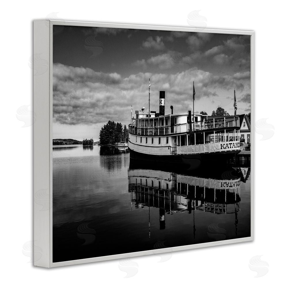 Daniel Sproul Ferry Port Photography White Framed Giclee Wall Art Print