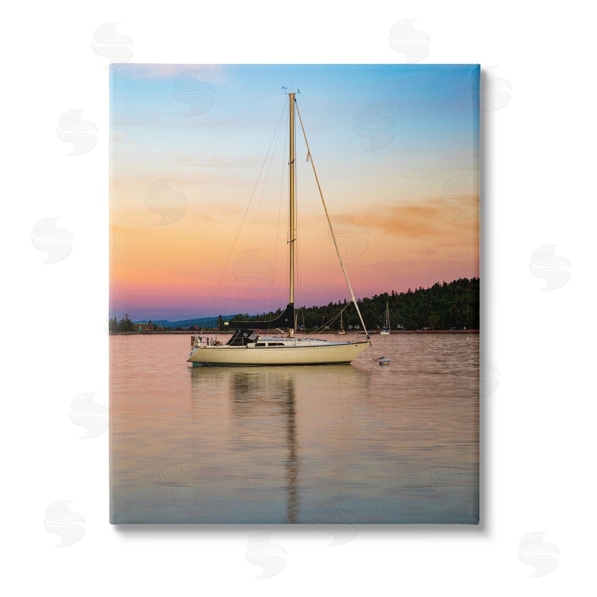 Daniel Sproul Sunset Boat Photography Canvas Wall Art Print