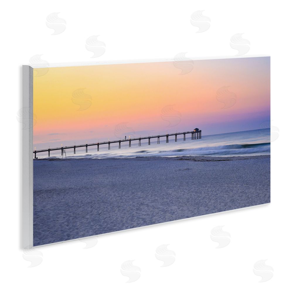 Daniel Sproul Sunrise Beach Shore Wooden Wall Plaque Art Print