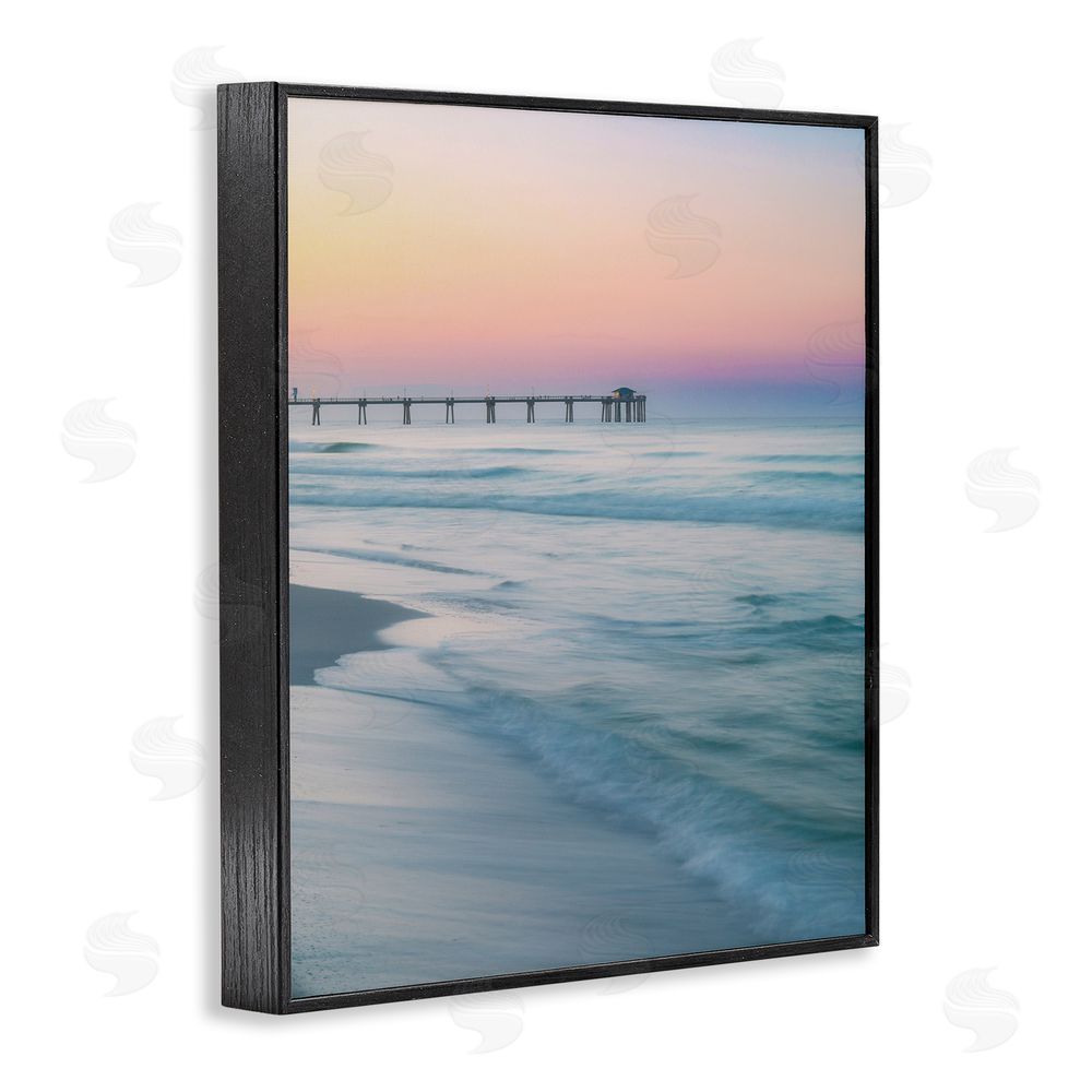 Daniel Sproul Beach Waves Photography Black Framed Giclee Wall Art Print