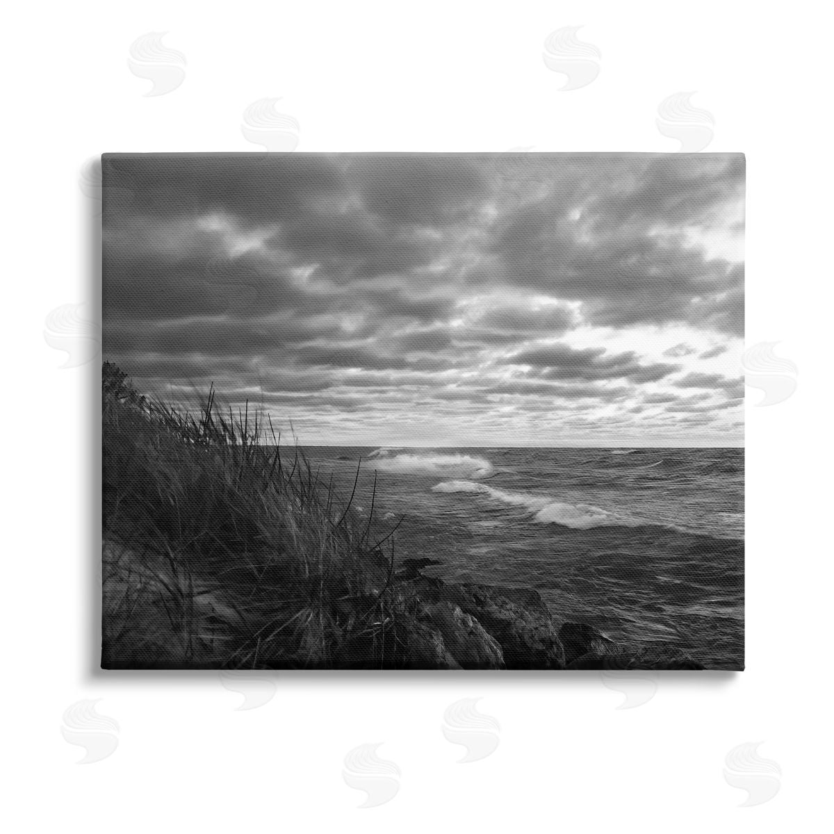 Steve Toole Stormy Sea Photography Canvas Wall Art Print