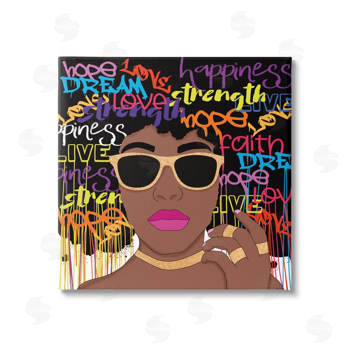 Daniela Santiago Inspirational Modern Girl Canvas Wall Art