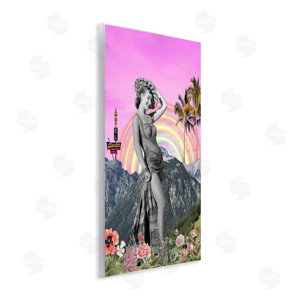 Regina Moore Summer Woman & Flowers Wooden Wall Plaque Art Print