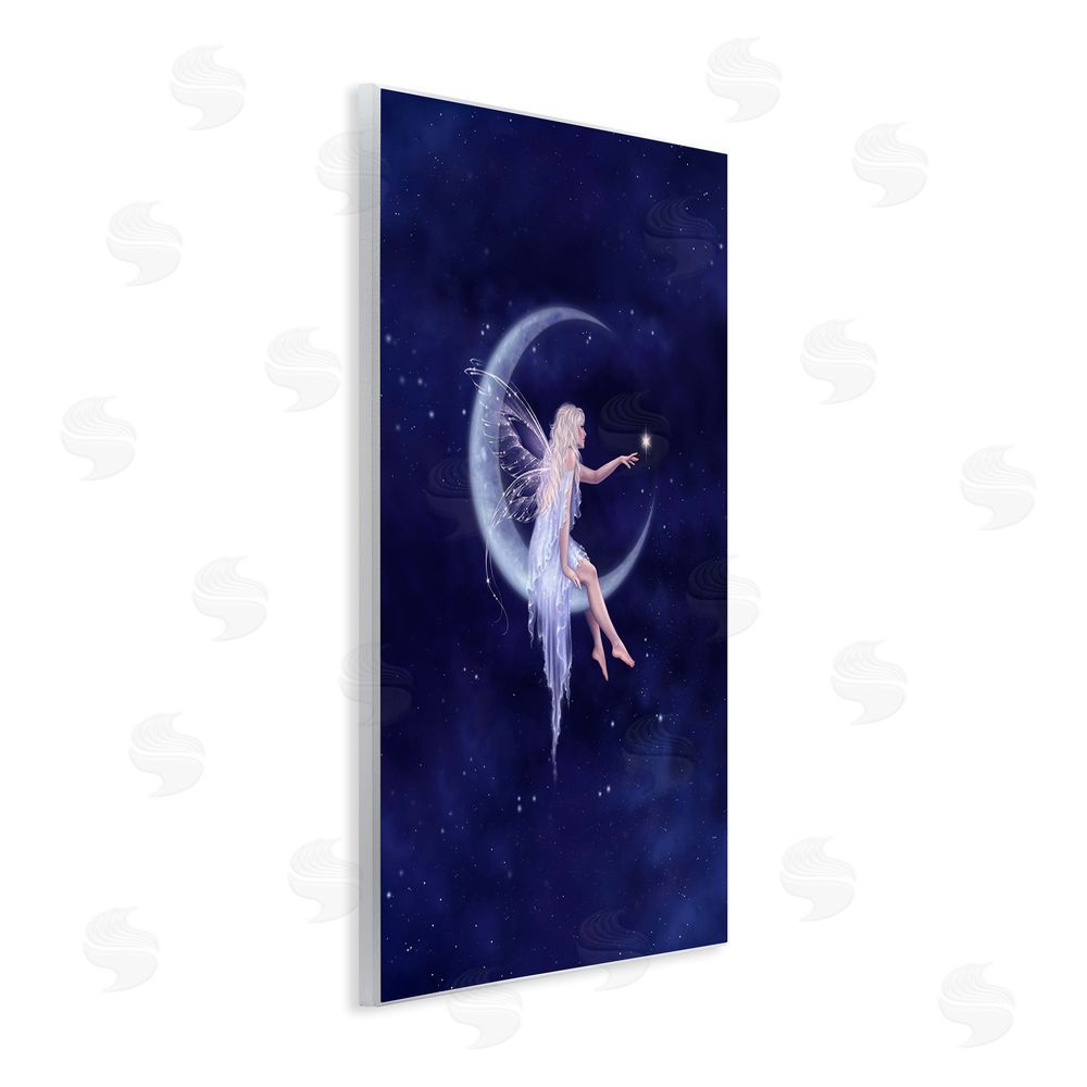 Rachel Anderson Birth of a Star Fairy Wooden Wall Plaque Art Print