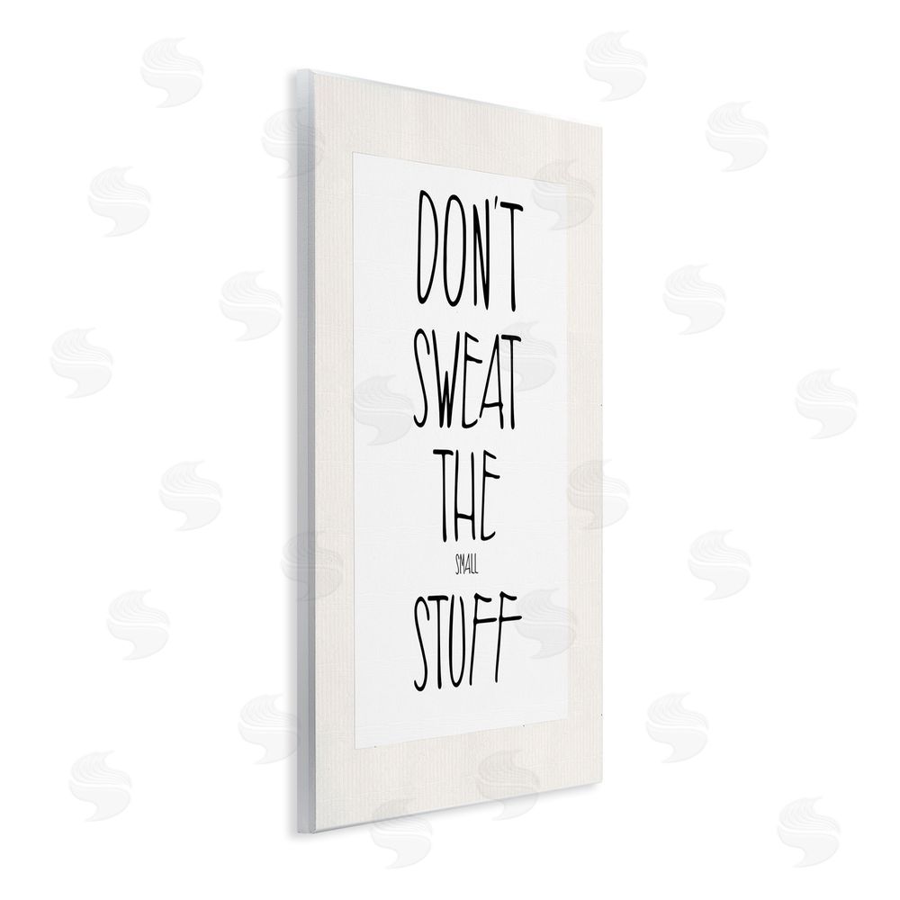 Karen Smith Don't Sweat Small Stuff Wall Plaque Art Print