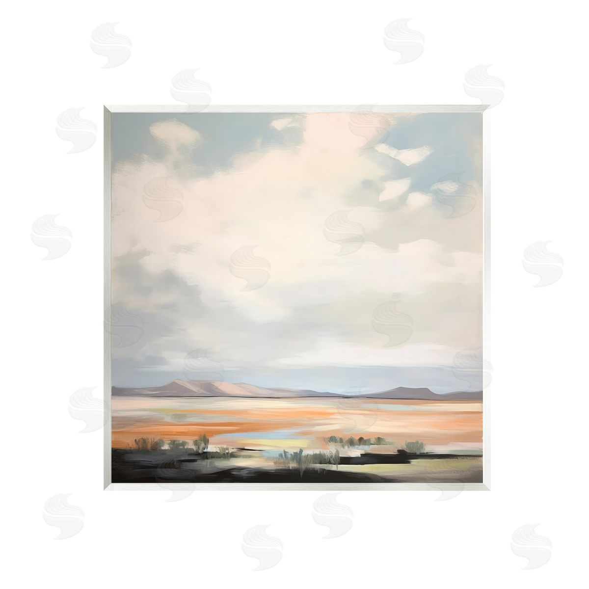 Irena Orlov Desert Nature Painting Wall Plaque Artside_