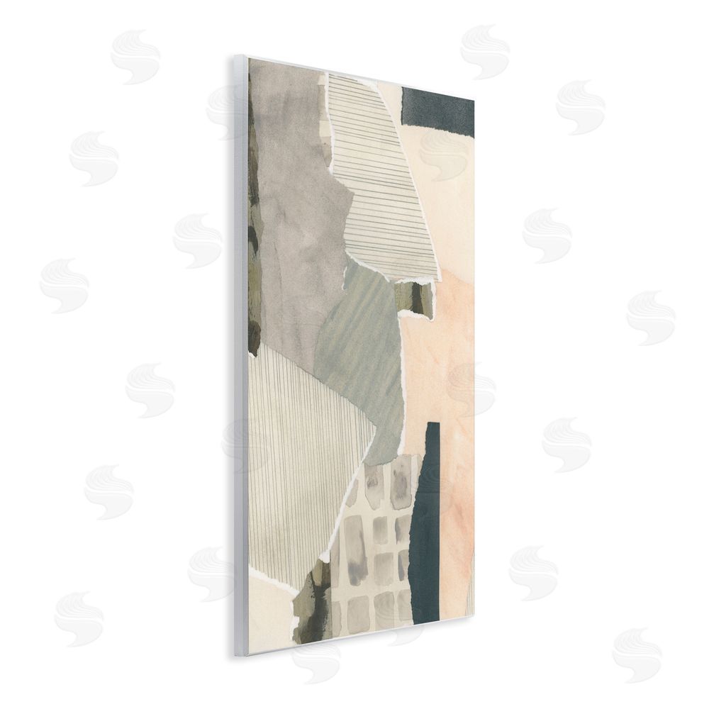 June Erica Vess Soft Patterned Collage Wall Plaque Art Print