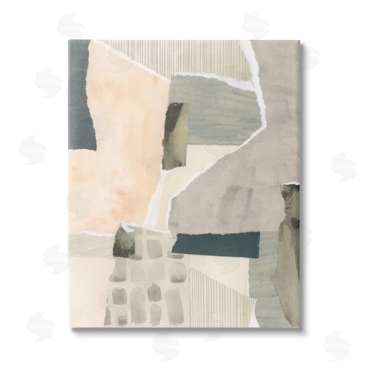 June Erica Vess Various Patterns Collage Stretched Canvas Wall Art Print