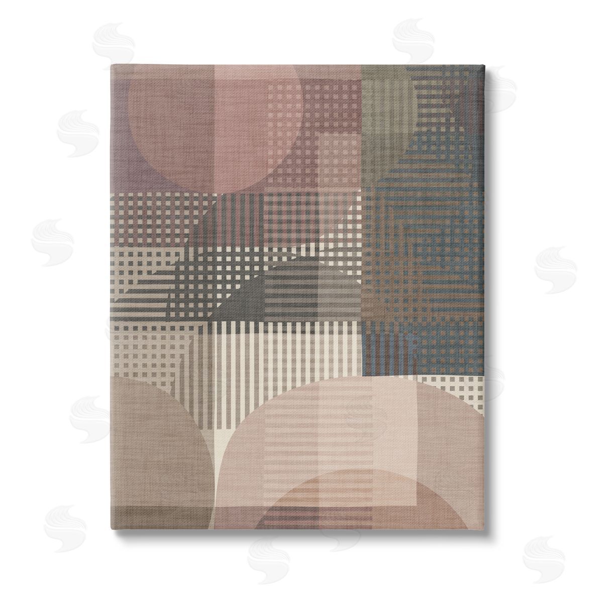 Victoria Barnes Rustic Earthy Abstraction Stretched Canvas Wall Art Print