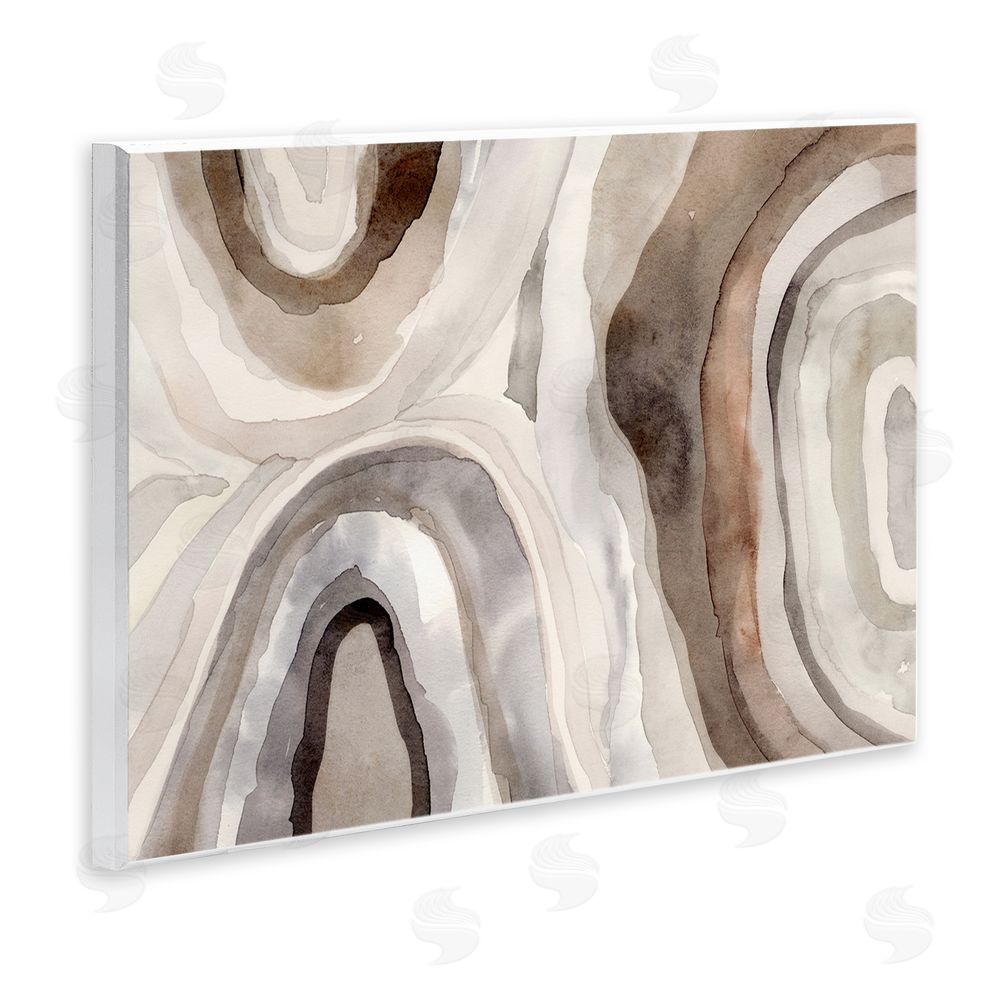Victoria Barnes Soft Geode Pattern Wall Plaque Art Print