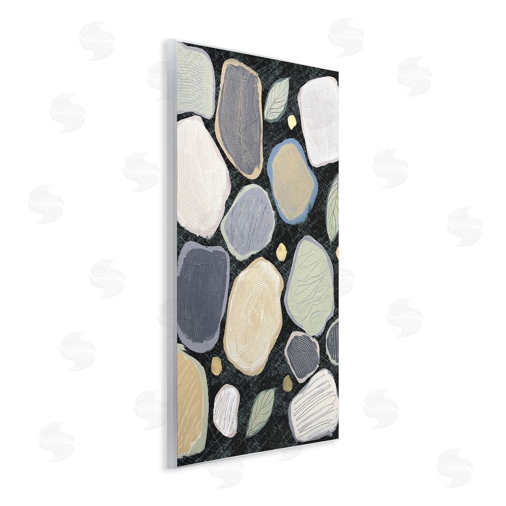 Jade Reynolds Abstract Pebbles & Leaves Wall Plaque Art Print