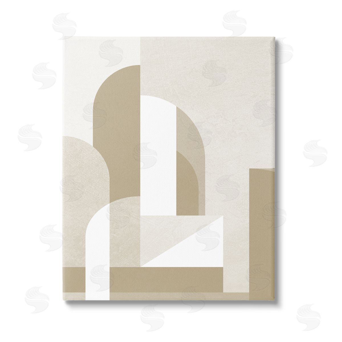 Stupell Studio Neutral Arches Architecture Stretched Canvas Wall Art Print