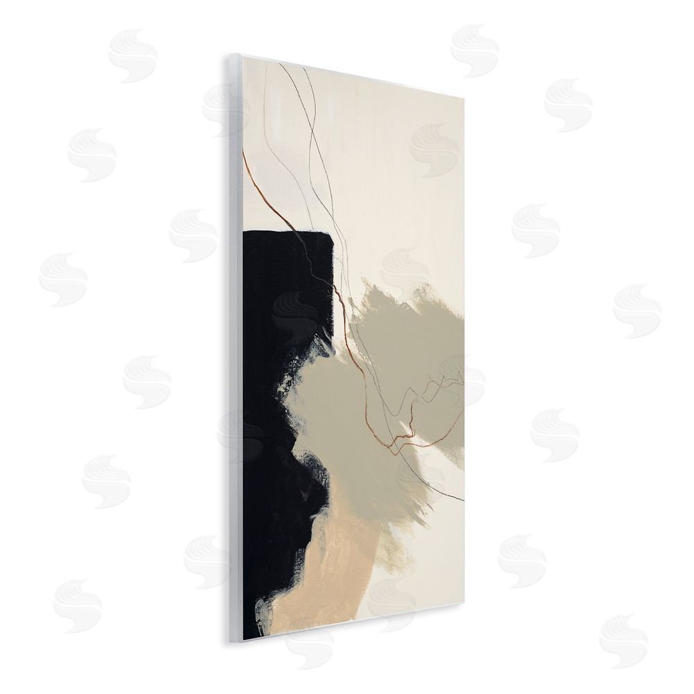 Patricia Pinto Soft Paint Strokes with Line Wall Plaque Art Print