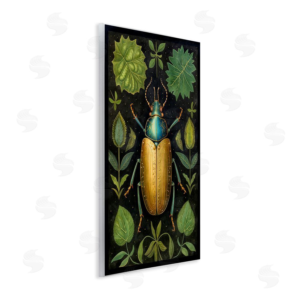 The Dutch Lady Botanical Beetle Study Wall Plaque Art Print