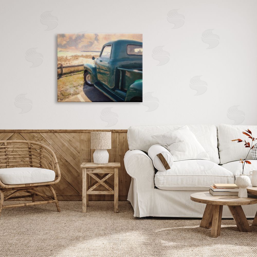 Graffitee Studios Country Pickup Landscape Canvas Wall Art Print in Room