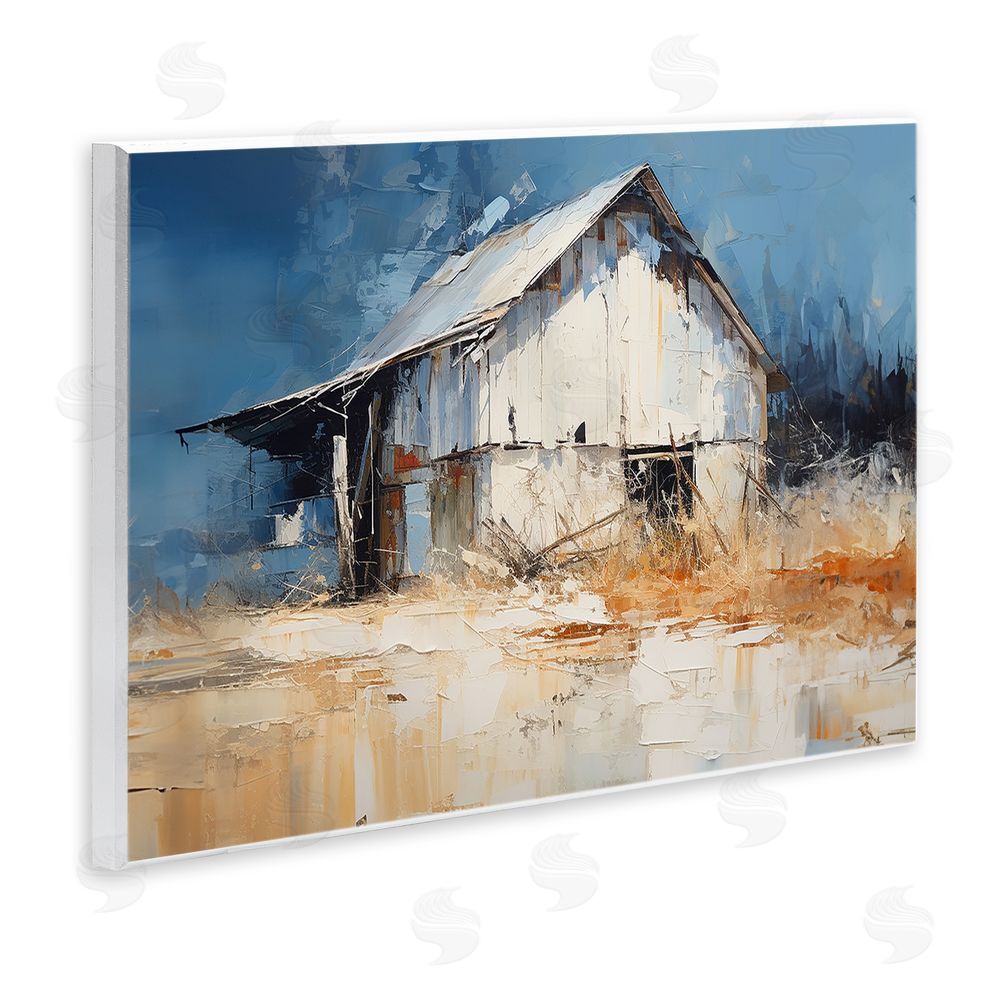 Ramona Murdock Abstract Weathered Barn Wall Plaque Art Print