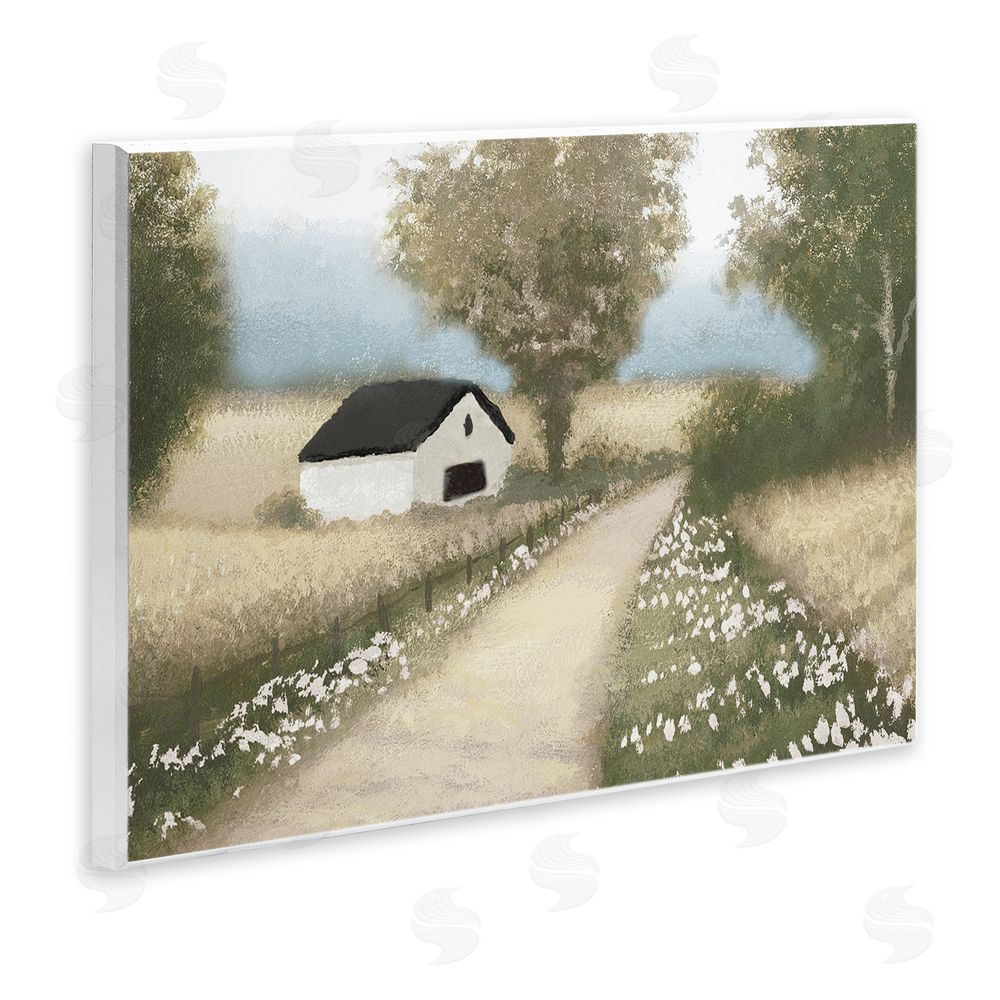 Michael Marcon Subtle Cottage Path Wall Plaque Art Print
