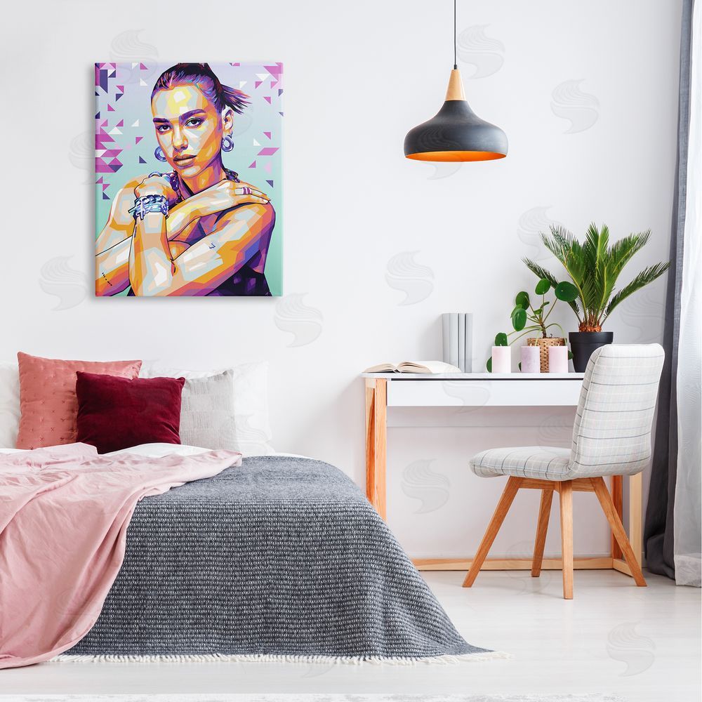 Birch & Ink Fashionista with Accessories Canvas Wall Art Print in Room
