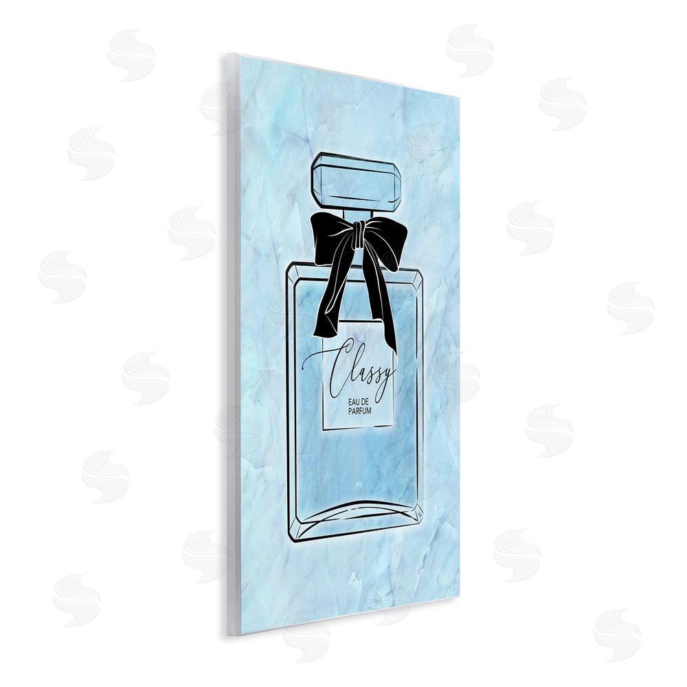 Martina Pavlova Classy Blue Perfume Wall Plaque Art Print