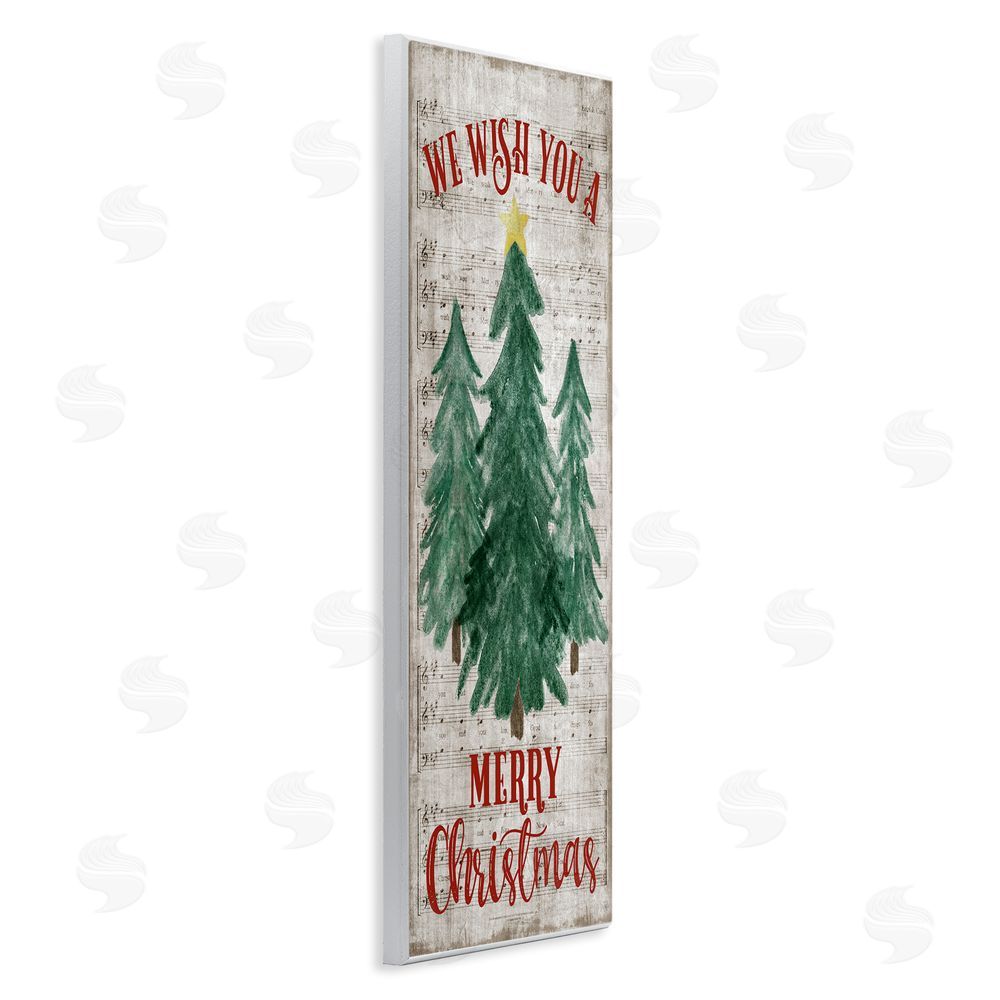 Natalie Carpentieri Merry Christmas Sheet Music Wall Plaque Art Print