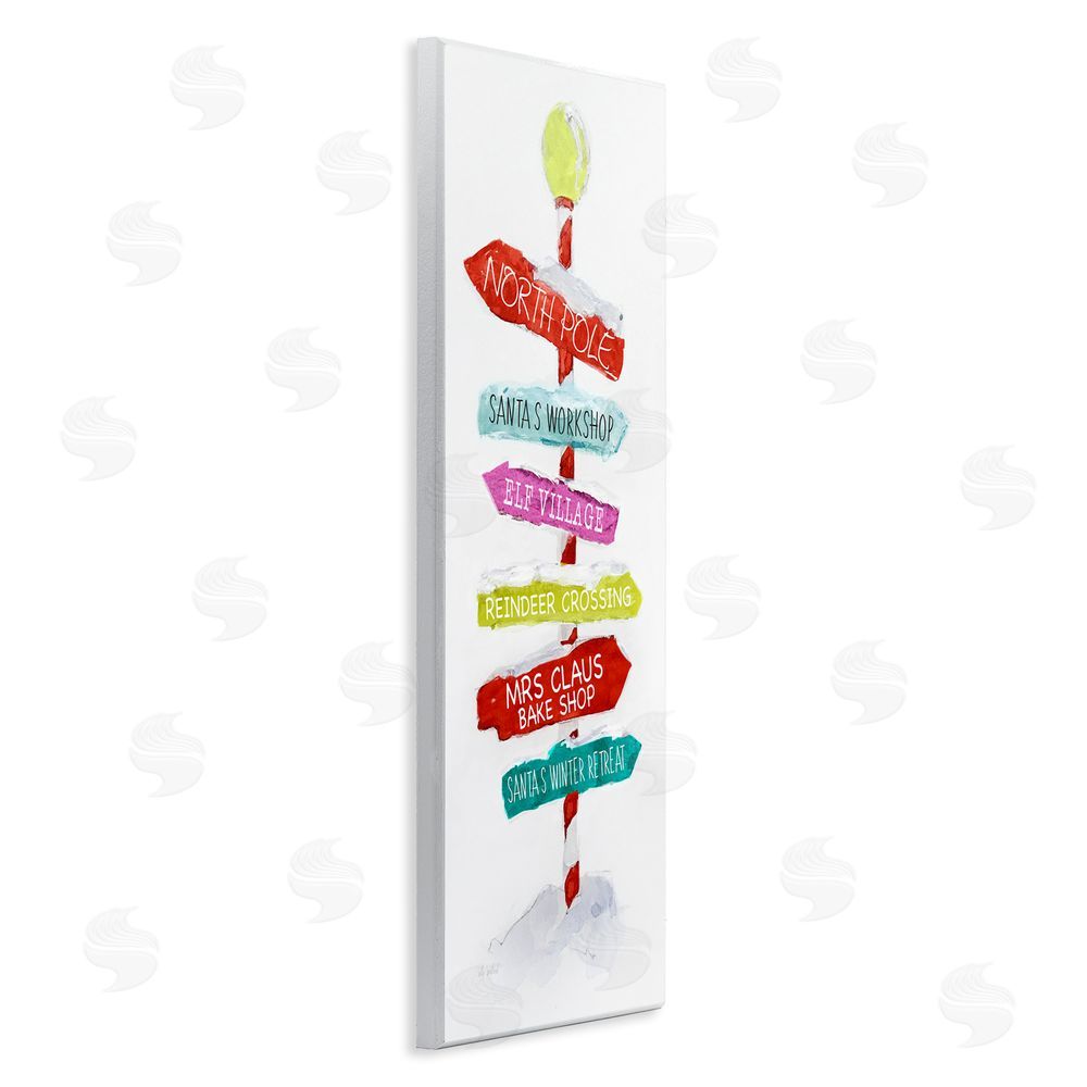 Sally Swatland Holiday Directional Sign Wall Plaque Art Print