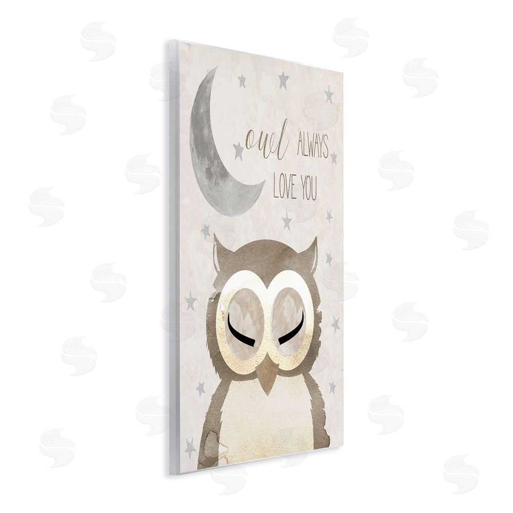 Daniela Santiago Owl Always Love You Pun Wall Plaque Art Print