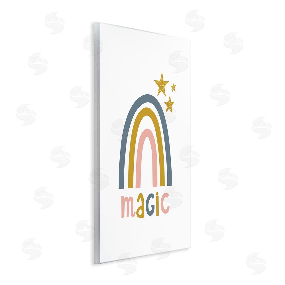 Alina Sagirova Rainbow with Magic Phrase Wall Plaque Art Print
