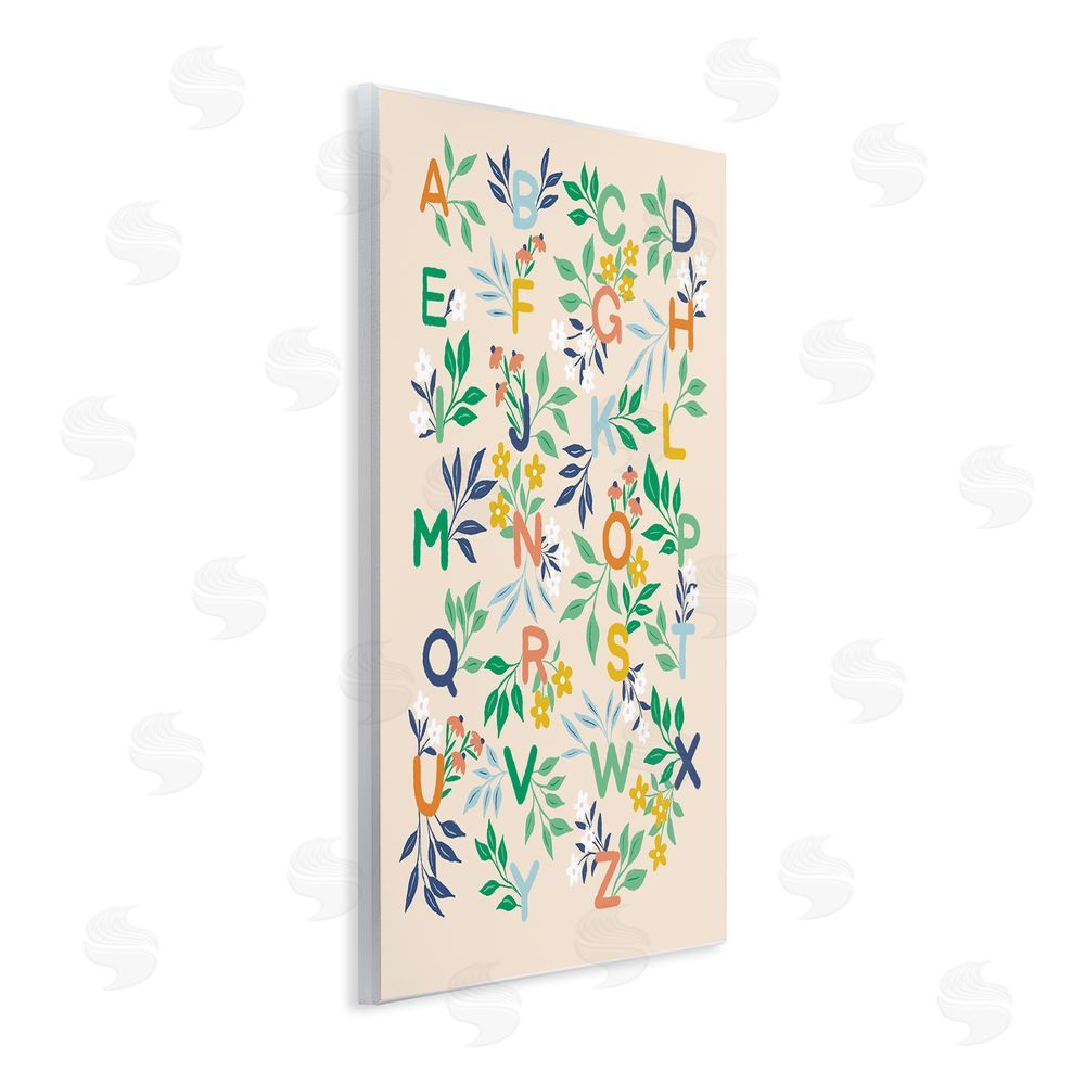 Dominika Godette Cottage Blooms Alphabet Wall Plaque Art Print