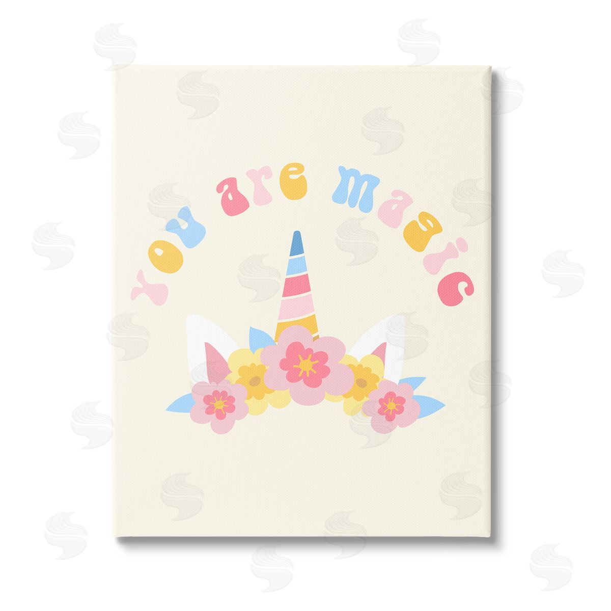 Stupell Studio Fun You Are Magic Phrase Stretched Canvas Wall Art Print