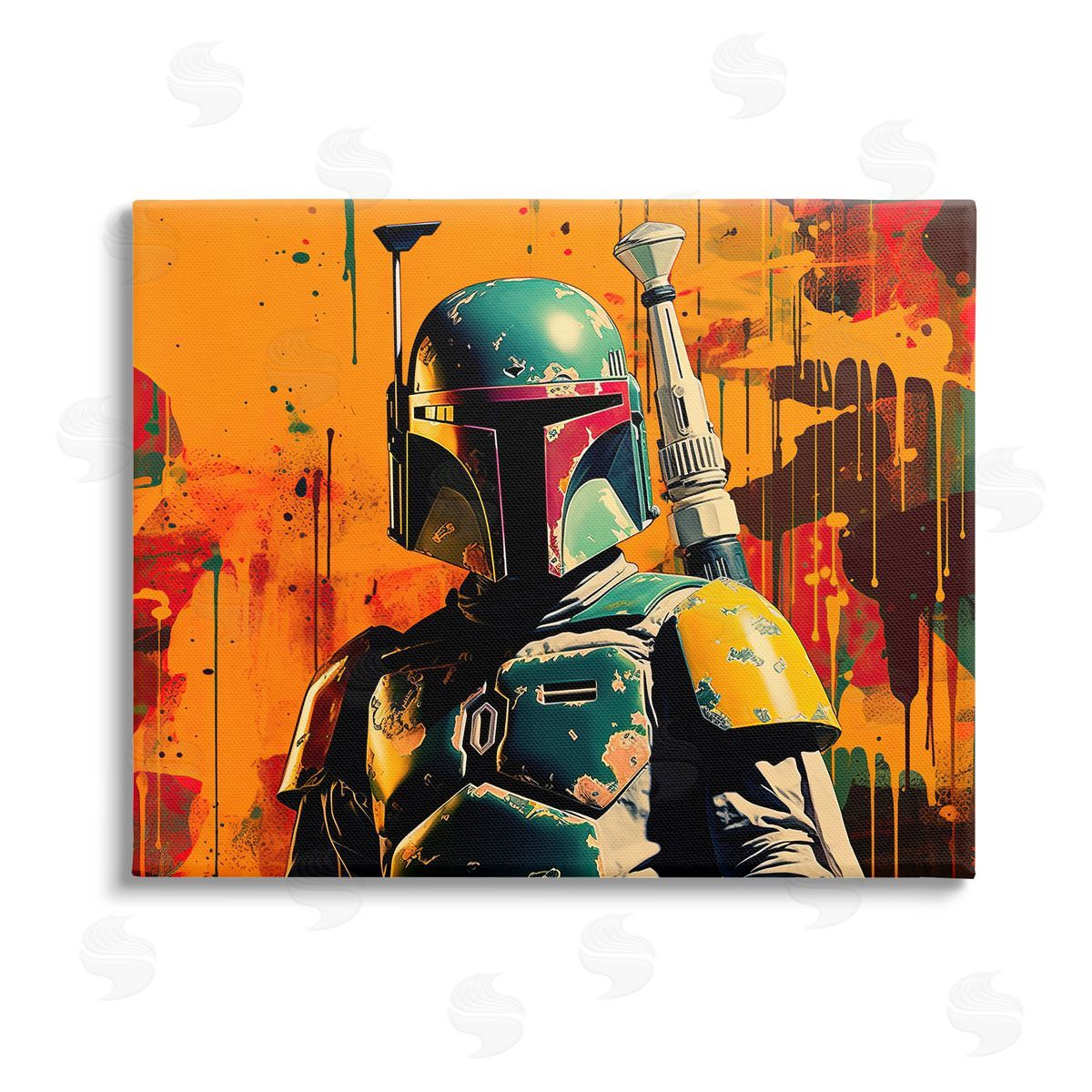 Birch & Ink Sci-Fi Pop Urban Style Stretched Canvas Wall Art Print