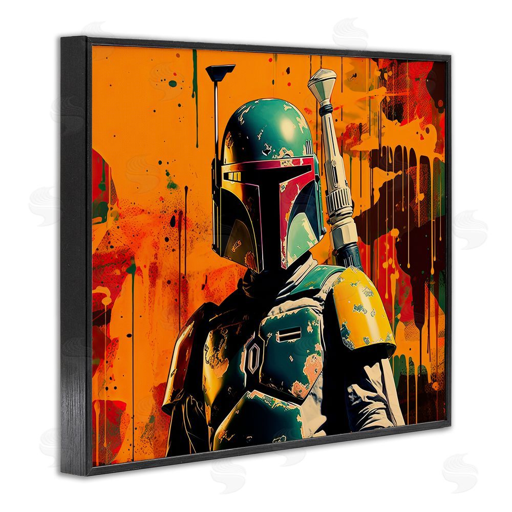 Birch & Ink Sci-Fi Pop Urban Style Black Framed Giclee Wall Art Print