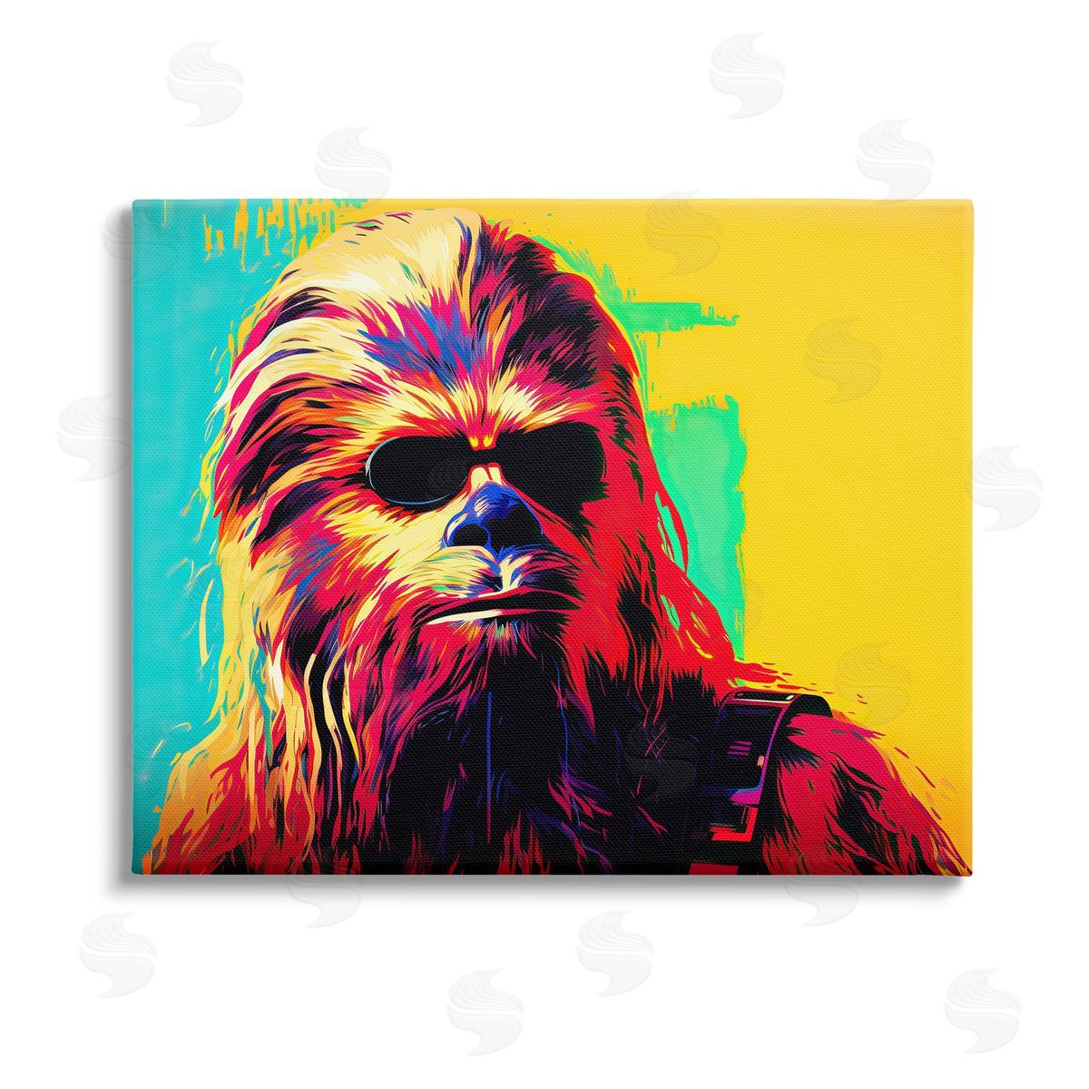 Birch & Ink Abstract Sci-Fi Creature Stretched Canvas Wall Art Print