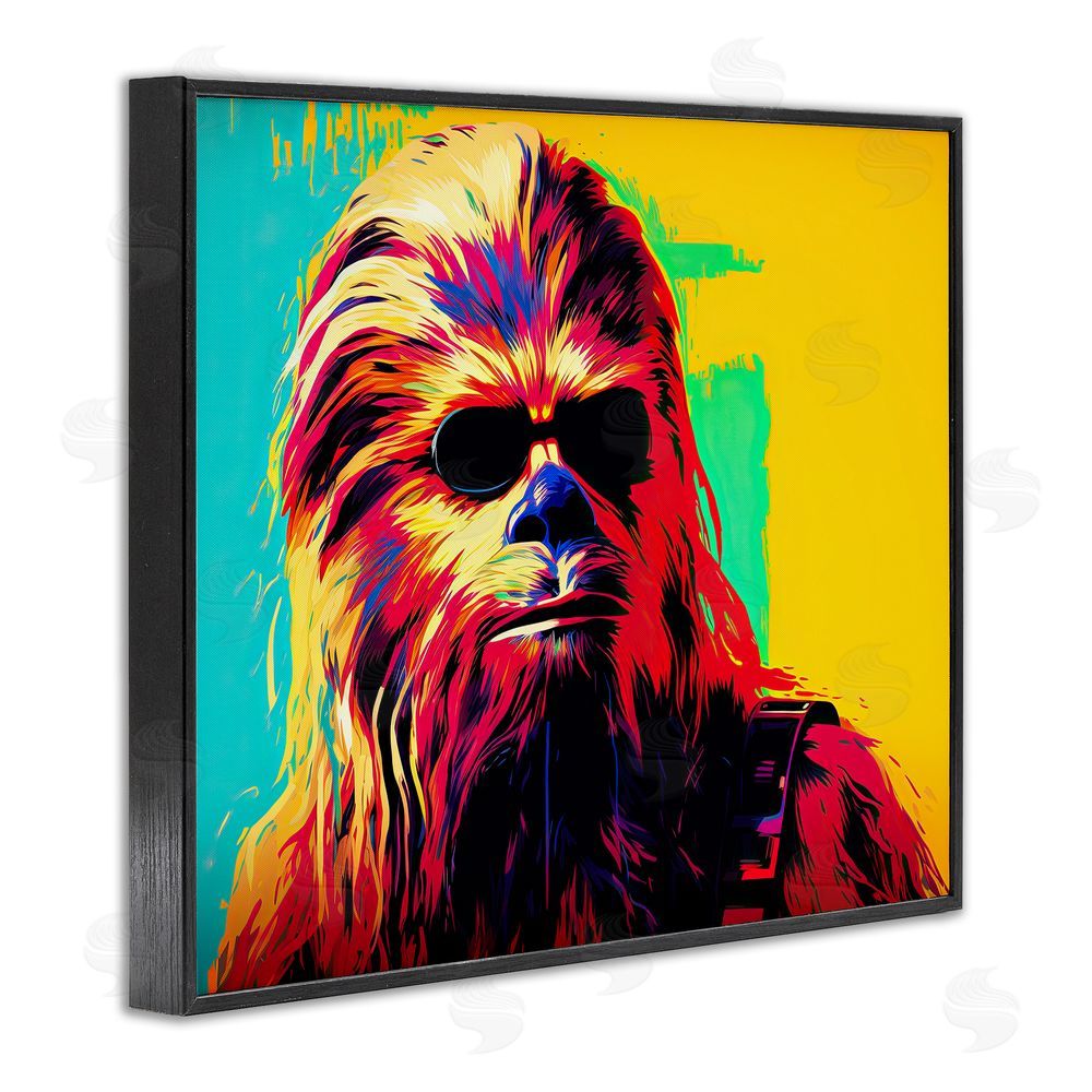 Birch & Ink Abstract Sci-Fi Creature Black Framed Giclee Wall Art Print