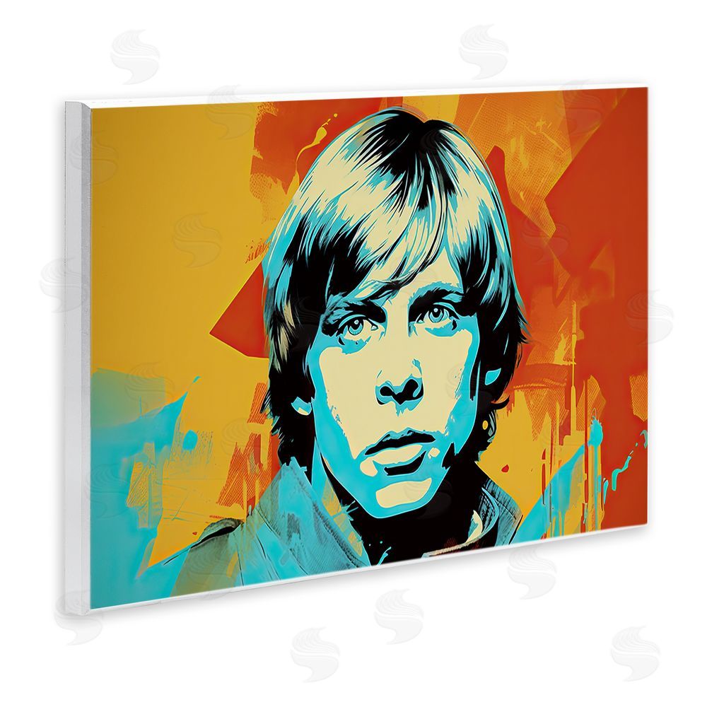 Birch & Ink Pop Style Luke Portrait Wall Plaque Art Print