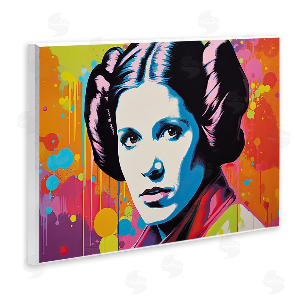 Birch & Ink Paint Splash Leia Wall Plaque Art Print