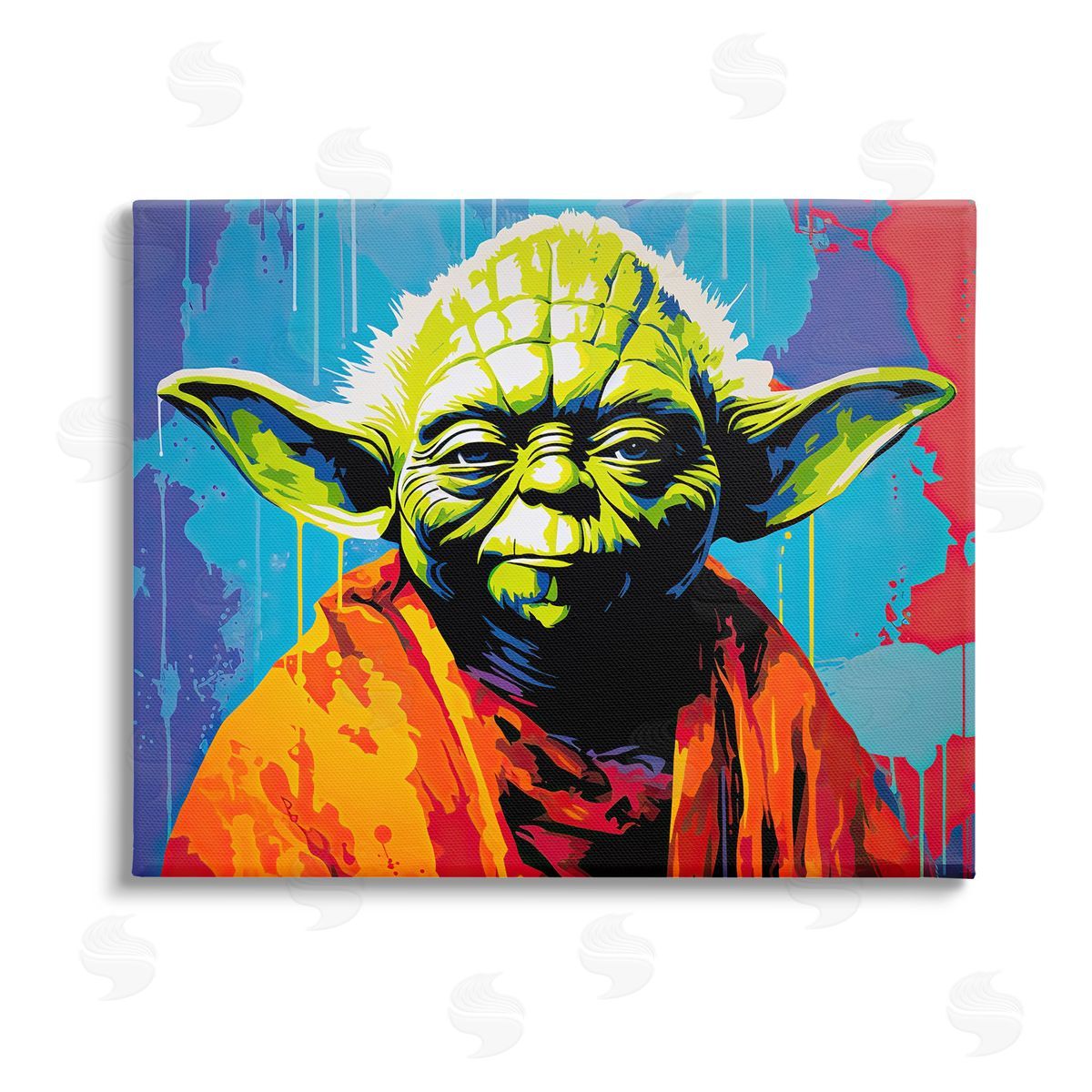 Birch & Ink Pop Style Sci-Fi Creature Stretched Canvas Wall Art Print