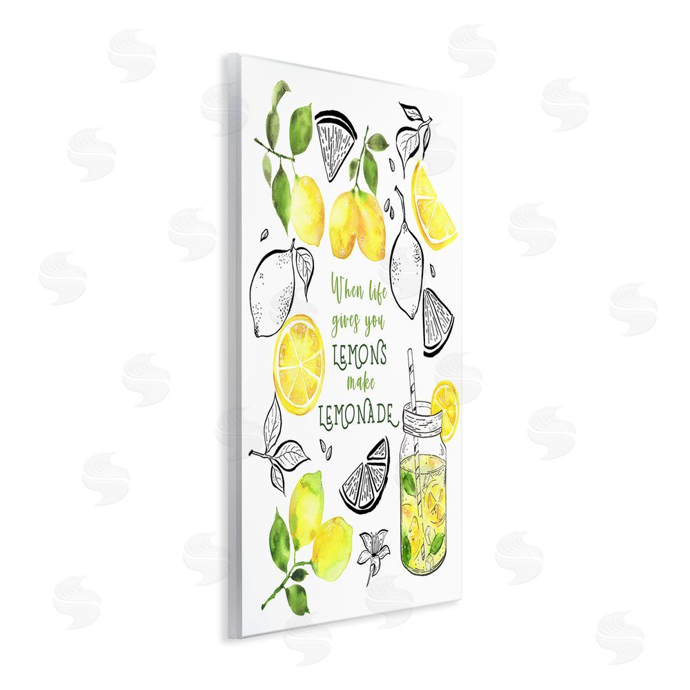 By the Lakeside Make Lemonade Kitchen Phrase Wall Plaque Art Print