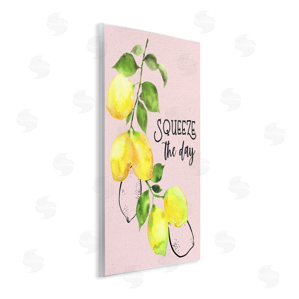 By the Lakeside Squeeze The Day Lemons Wall Plaque Art Print