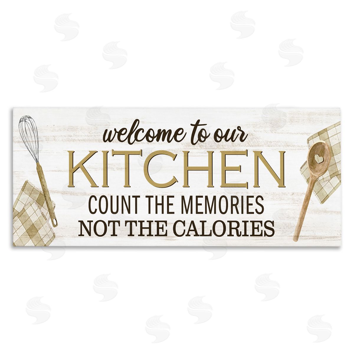 Count Memories Not Calories Canvas Wall Art, Home Decor by Kim Allen