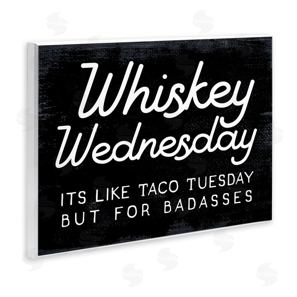 Stupell Studio Funny Whiskey Wednesday Wall Plaque Art Print