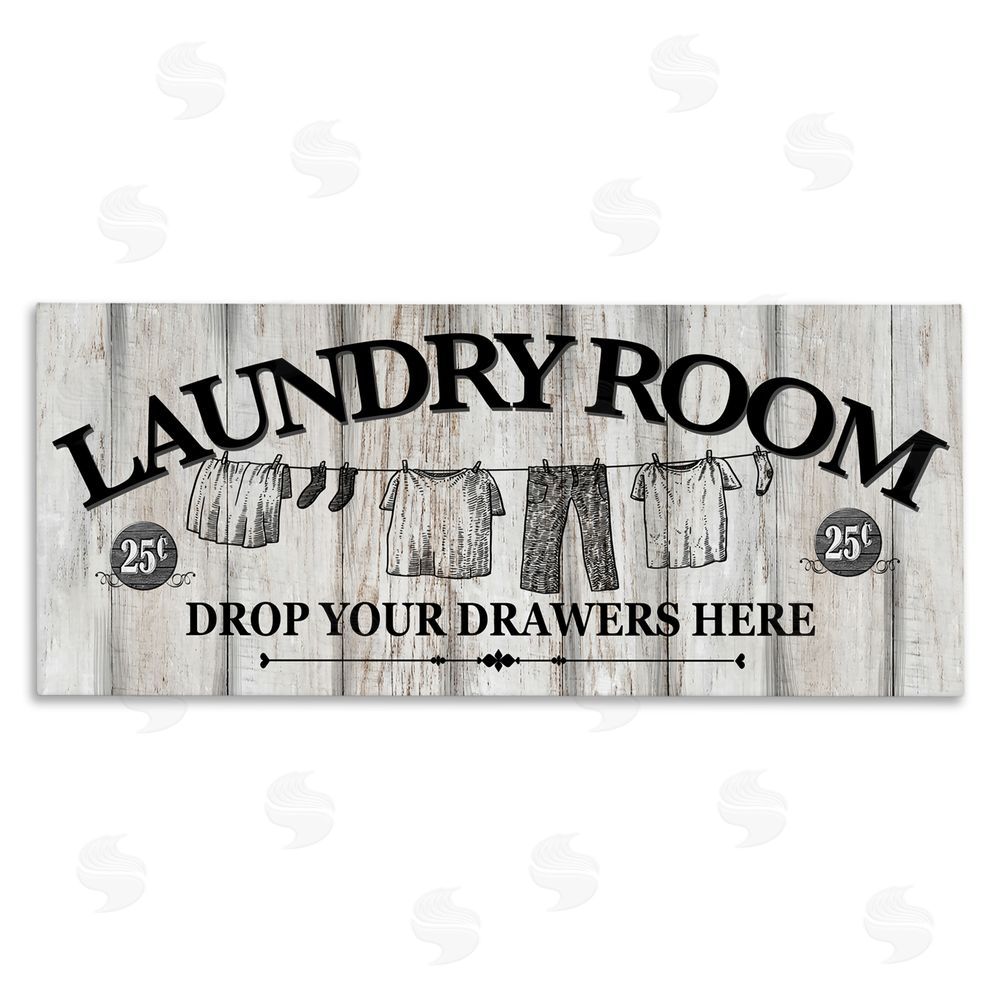 Conrad Knutsen Charming Farmhouse Laundry Stretched Canvas Wall Art Print