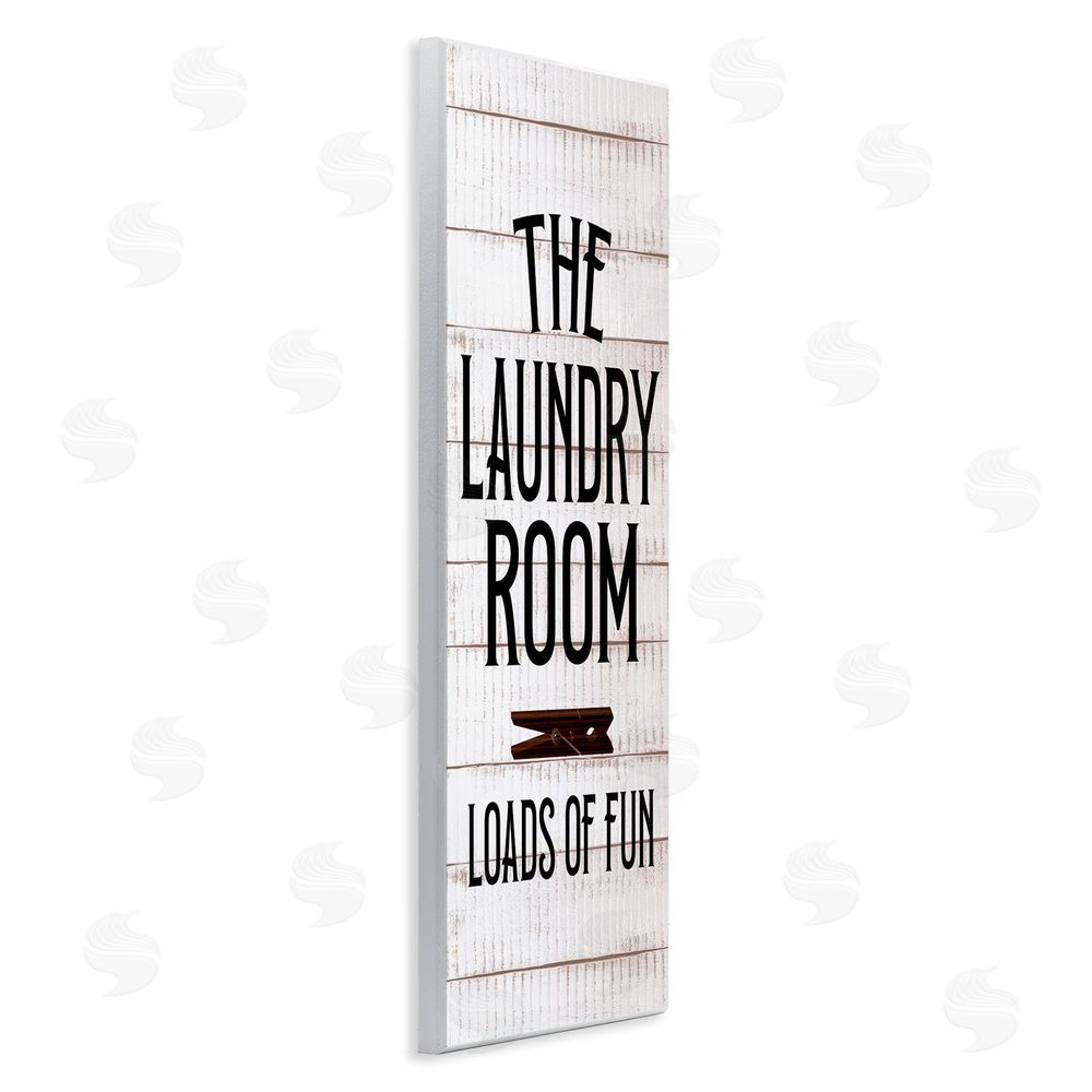 Kim Allen Laundry Room Plank Pattern Wall Plaque Art Print