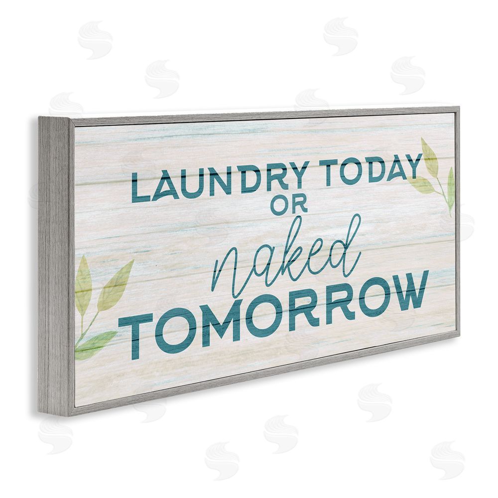 Kim Allen Charming Country Laundry Gray Framed Giclee Wall Art Print