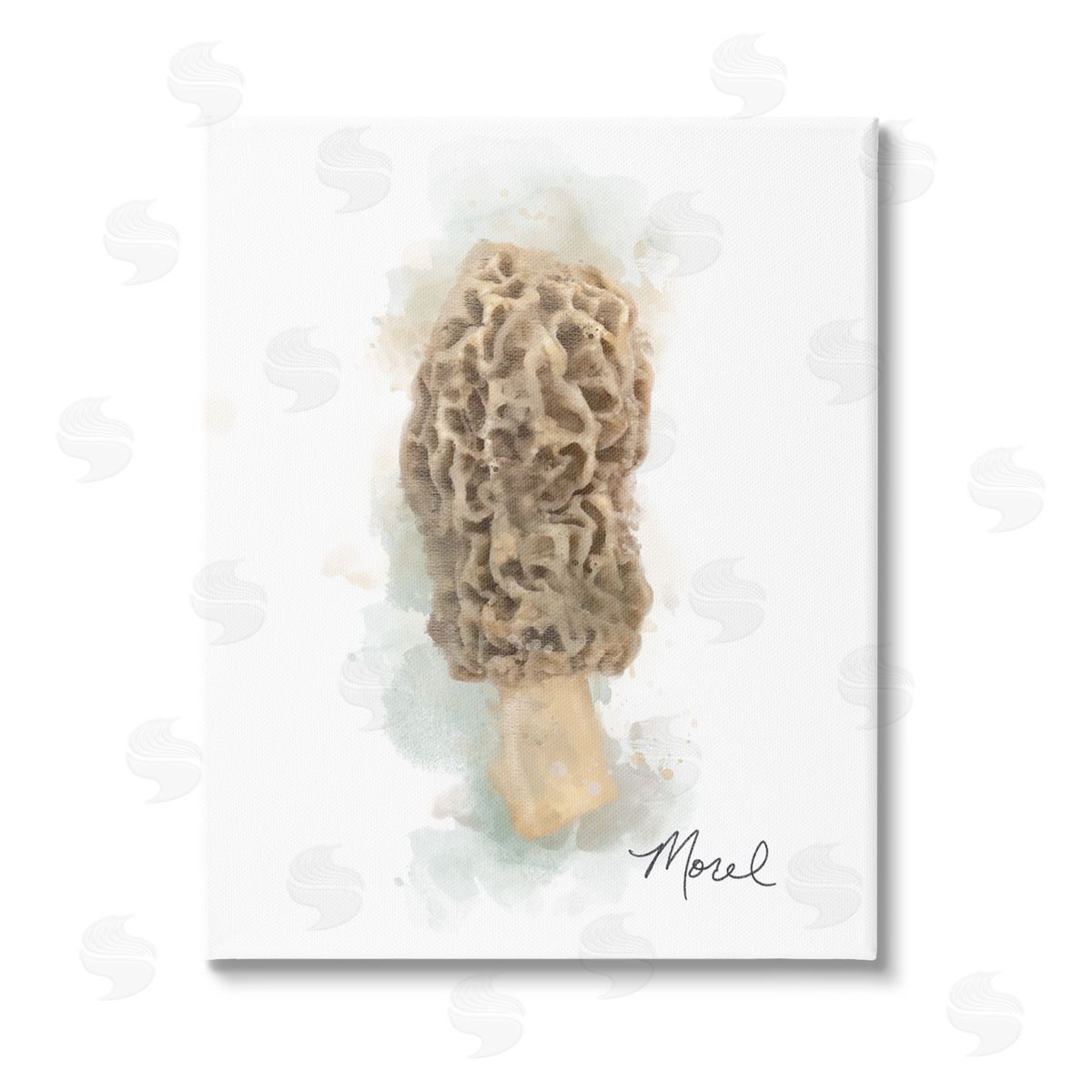 Matthew Piotrowicz Abstract Morel Mushroom Stretched Canvas Wall Art Print