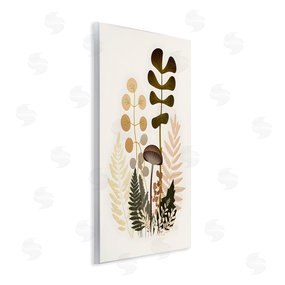 Petal Prints Design Neutral Forest Botanicals Wall Plaque Art Print