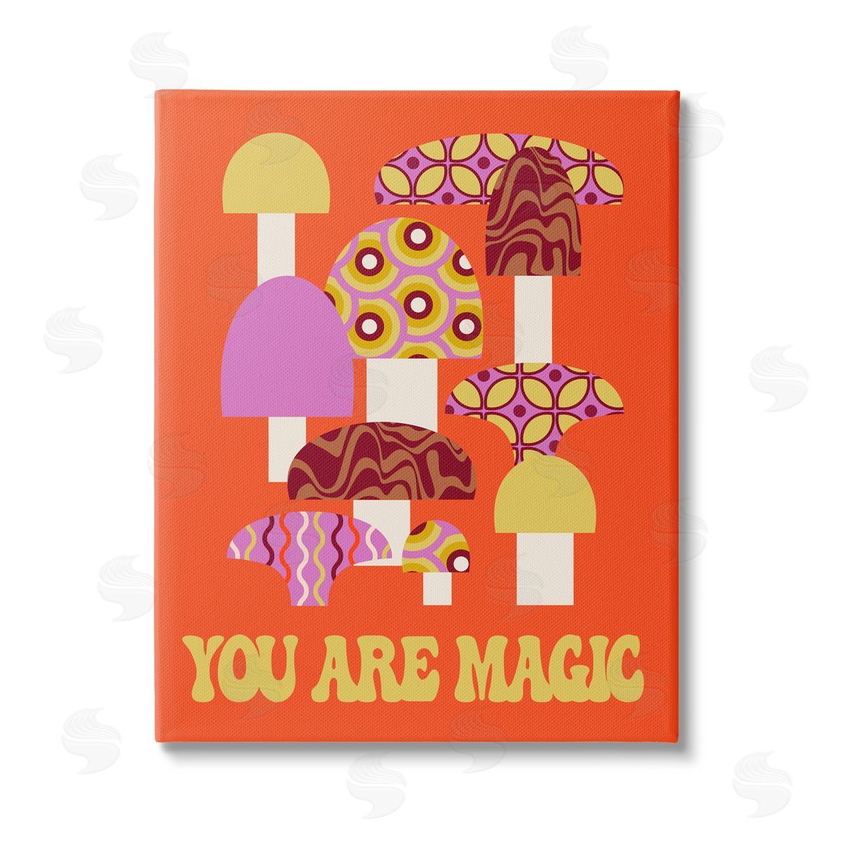 Stupell Studio You Are Magic Mushrooms Stretched Canvas Wall Art Print