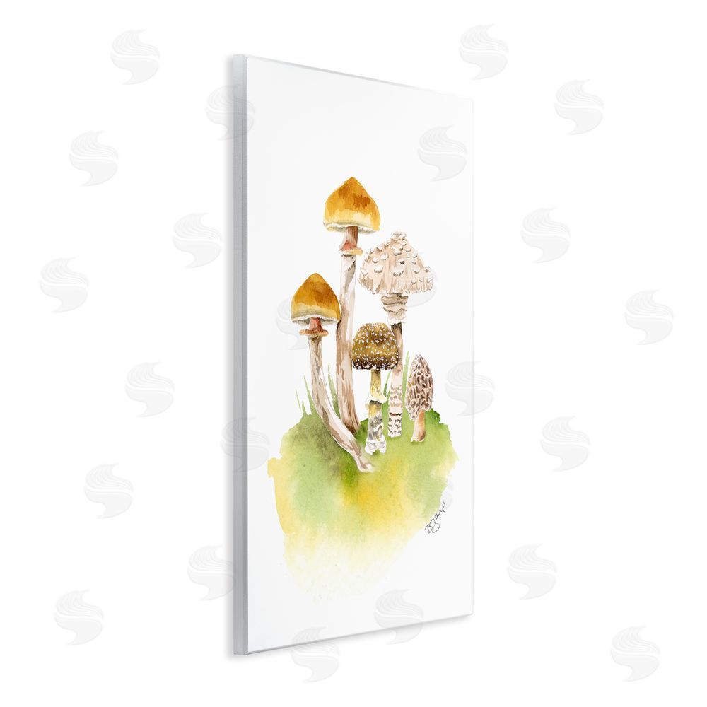 Two If By Sea Studios Sprouting Brown Mushrooms Wall Plaque Art Print