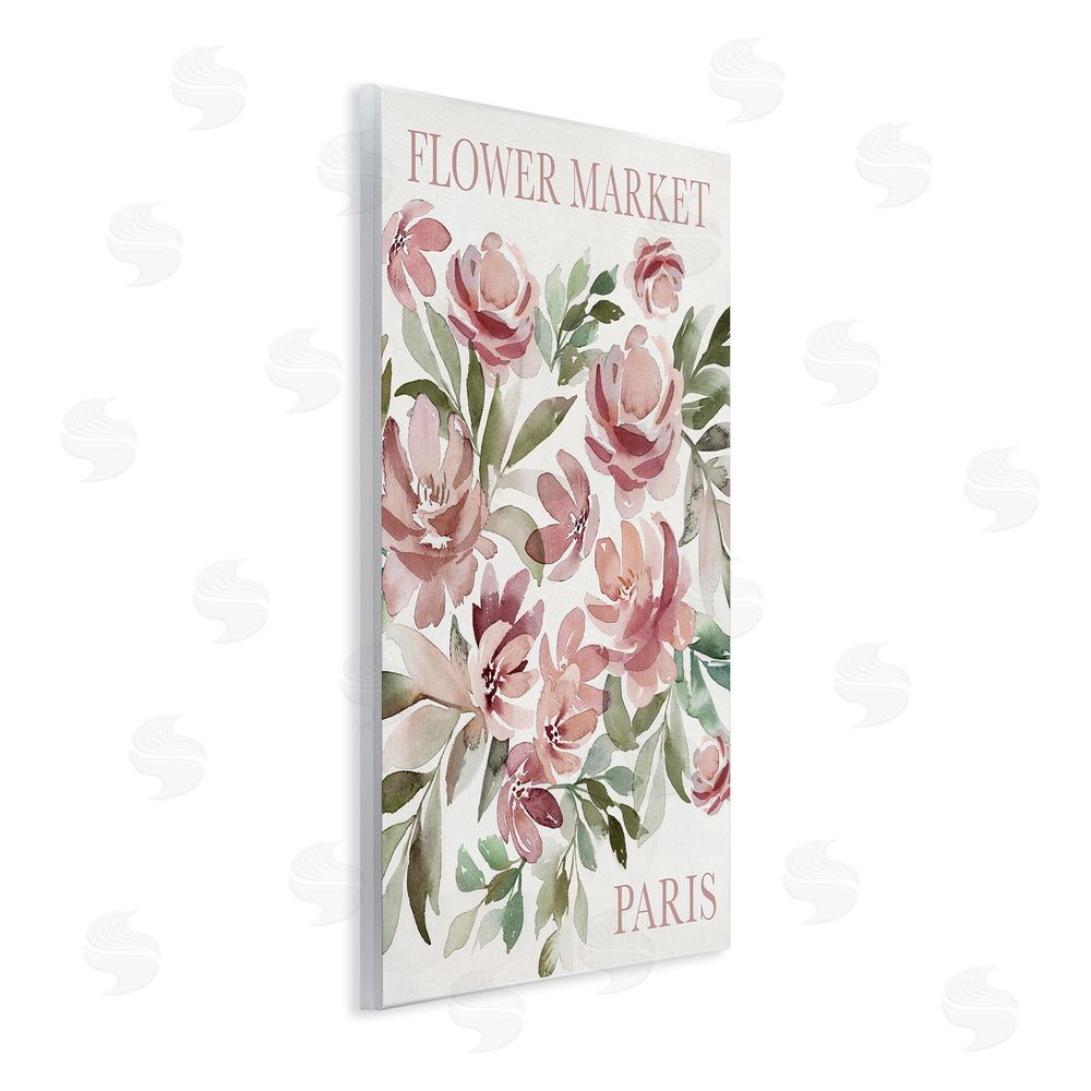 Kristen Brockmon Paris Flower Market Wall Plaque Art Print