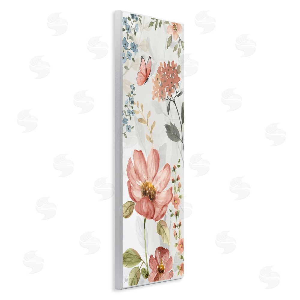 Nan Blossom & Butterfly Pattern Wall Plaque Art Print